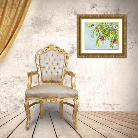 Looking up Gold Ornate Wood Framed Art Print with Double Matting by Poinski, Dianne