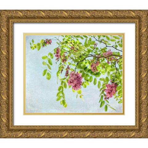 Looking up Gold Ornate Wood Framed Art Print with Double Matting by Poinski, Dianne