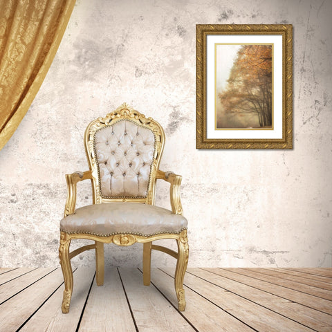 Woods Edge 2 Gold Ornate Wood Framed Art Print with Double Matting by Poinski, Dianne