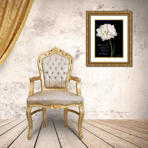 Perfect Petals 2 Gold Ornate Wood Framed Art Print with Double Matting by Poinski, Dianne