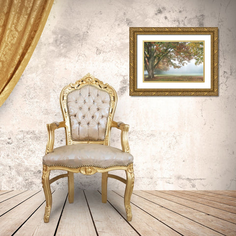 The Meadow 1 Gold Ornate Wood Framed Art Print with Double Matting by Poinski, Dianne
