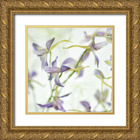 Gentle Dance 2 Gold Ornate Wood Framed Art Print with Double Matting by Poinski, Dianne