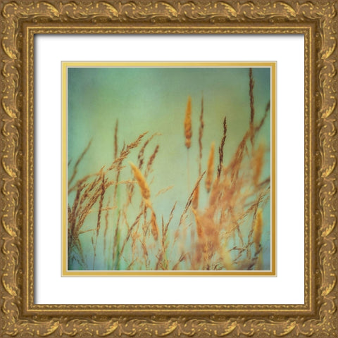 Prairie Grass 1 Gold Ornate Wood Framed Art Print with Double Matting by Poinski, Dianne