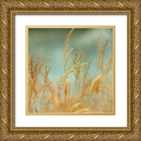 Prairie Grass 2 Gold Ornate Wood Framed Art Print with Double Matting by Poinski, Dianne