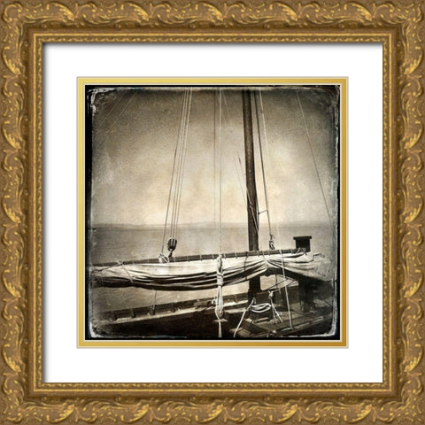 Rustic Seafarer 2 Gold Ornate Wood Framed Art Print with Double Matting by Poinski, Dianne