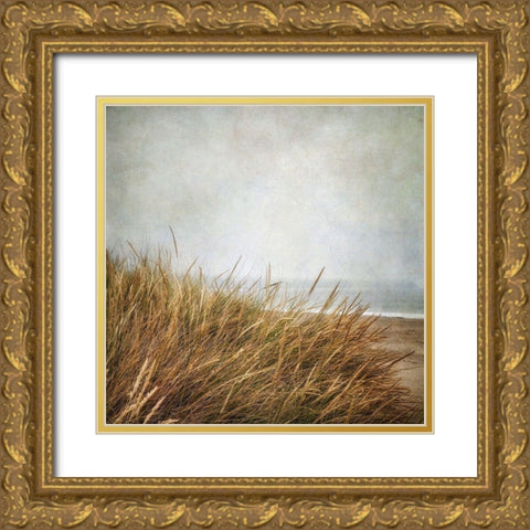 Beach Grasses 4 Gold Ornate Wood Framed Art Print with Double Matting by Poinski, Dianne