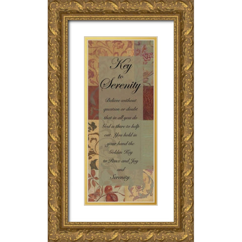 . Gold Ornate Wood Framed Art Print with Double Matting by Haynes, Smith