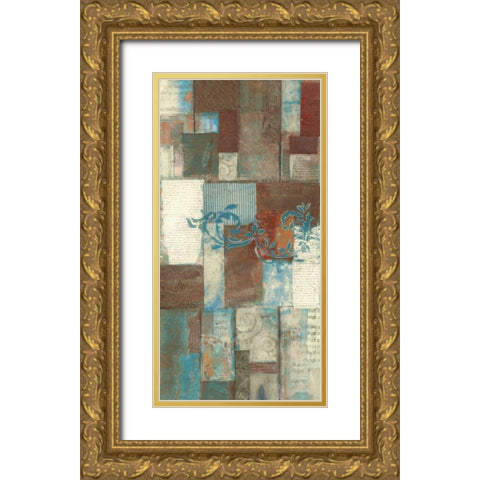 . Gold Ornate Wood Framed Art Print with Double Matting by Haynes, Smith