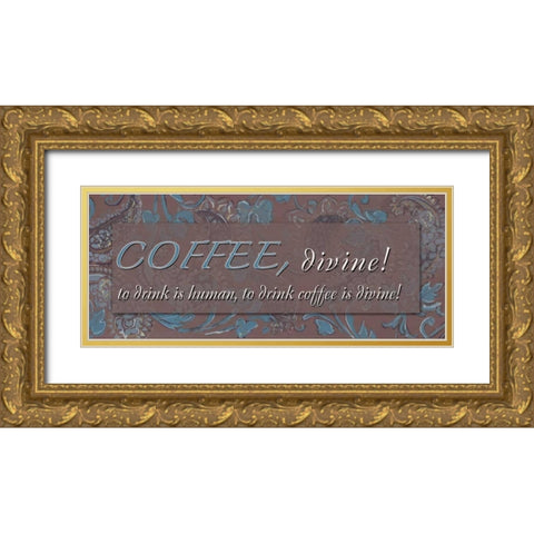 . Gold Ornate Wood Framed Art Print with Double Matting by Haynes, Smith