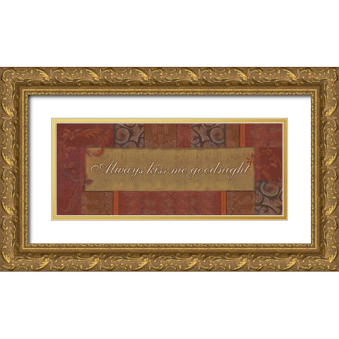 . Gold Ornate Wood Framed Art Print with Double Matting by Haynes, Smith