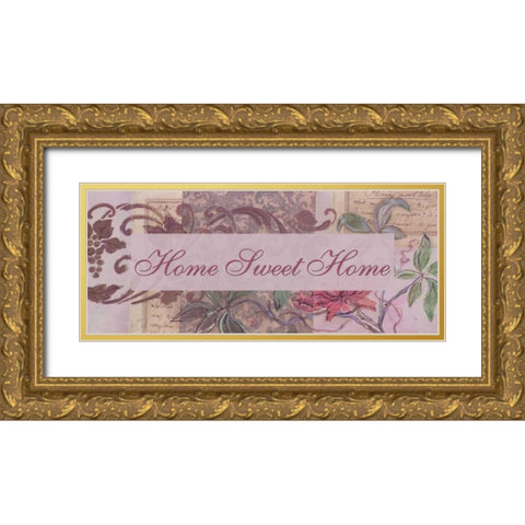 . Gold Ornate Wood Framed Art Print with Double Matting by Haynes, Smith