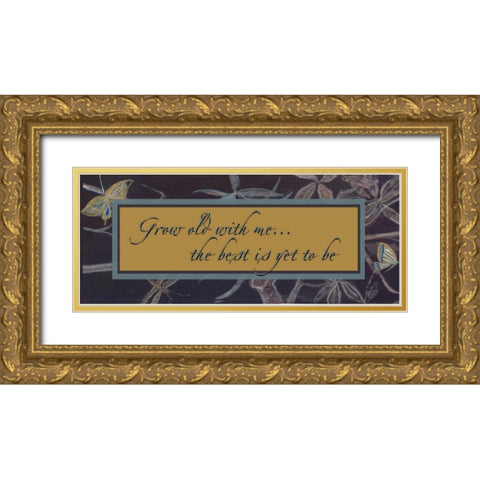 . Gold Ornate Wood Framed Art Print with Double Matting by Haynes, Smith