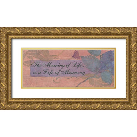 . Gold Ornate Wood Framed Art Print with Double Matting by Haynes, Smith