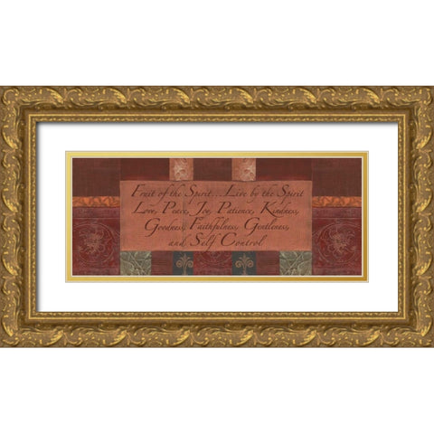 . Gold Ornate Wood Framed Art Print with Double Matting by Haynes, Smith