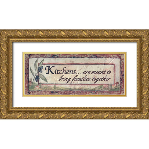 . Gold Ornate Wood Framed Art Print with Double Matting by Haynes, Smith
