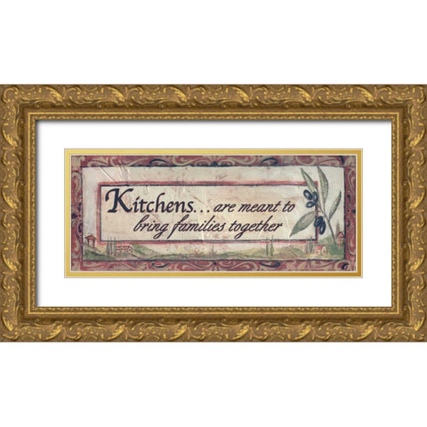 . Gold Ornate Wood Framed Art Print with Double Matting by Haynes, Smith