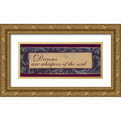 . Gold Ornate Wood Framed Art Print with Double Matting by Haynes, Smith