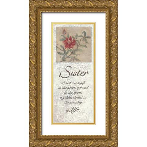 . Gold Ornate Wood Framed Art Print with Double Matting by Haynes, Smith