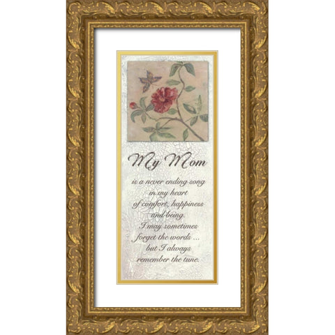 . Gold Ornate Wood Framed Art Print with Double Matting by Haynes, Smith