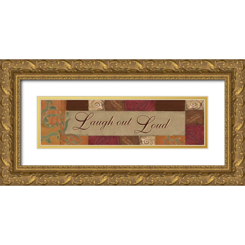 . Gold Ornate Wood Framed Art Print with Double Matting by Haynes, Smith