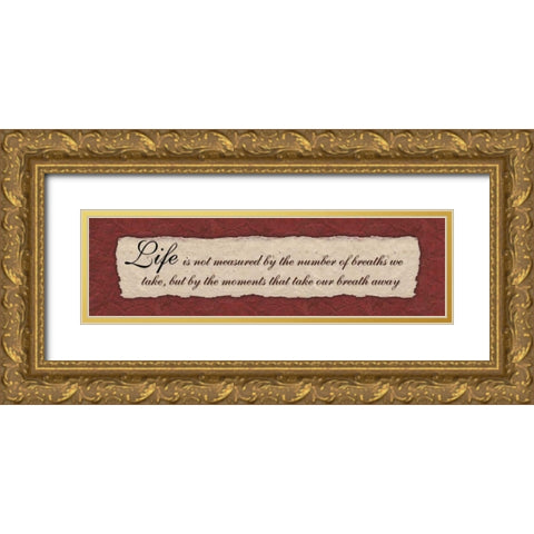 . Gold Ornate Wood Framed Art Print with Double Matting by Haynes, Smith