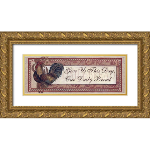 . Gold Ornate Wood Framed Art Print with Double Matting by Haynes, Smith