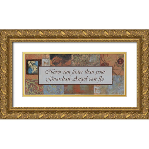 . Gold Ornate Wood Framed Art Print with Double Matting by Haynes, Smith