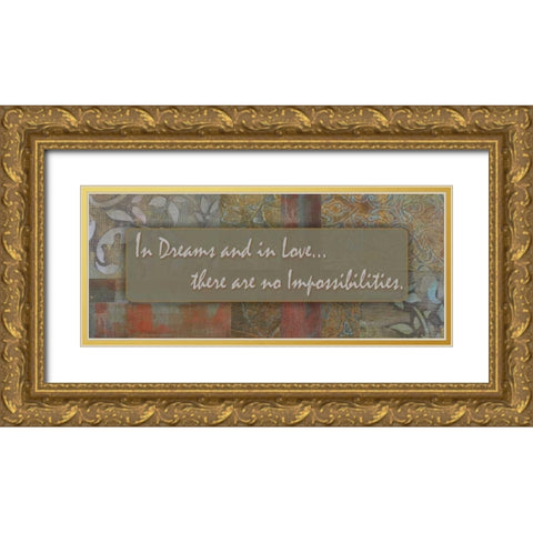 . Gold Ornate Wood Framed Art Print with Double Matting by Haynes, Smith