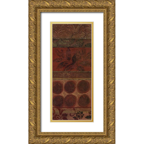 . Gold Ornate Wood Framed Art Print with Double Matting by Haynes, Smith