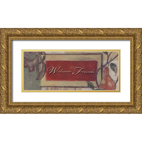 . Gold Ornate Wood Framed Art Print with Double Matting by Haynes, Smith