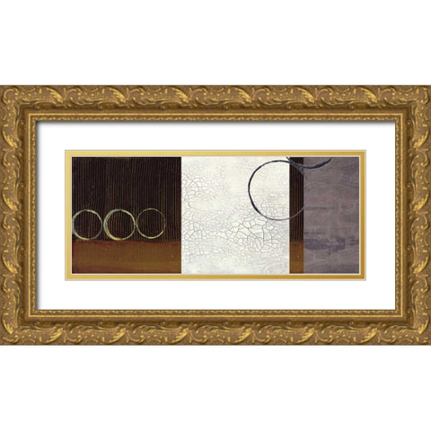 . Gold Ornate Wood Framed Art Print with Double Matting by Haynes, Smith