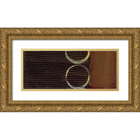 . Gold Ornate Wood Framed Art Print with Double Matting by Haynes, Smith