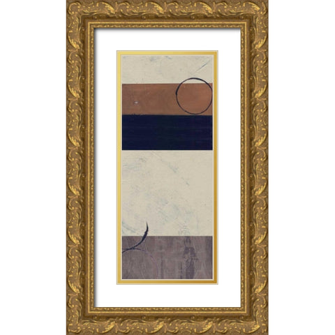 . Gold Ornate Wood Framed Art Print with Double Matting by Haynes, Smith