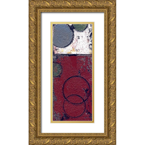 . Gold Ornate Wood Framed Art Print with Double Matting by Haynes, Smith