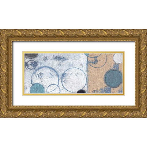 . Gold Ornate Wood Framed Art Print with Double Matting by Haynes, Smith
