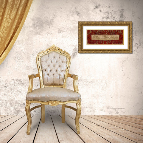 . Gold Ornate Wood Framed Art Print with Double Matting by Haynes, Smith