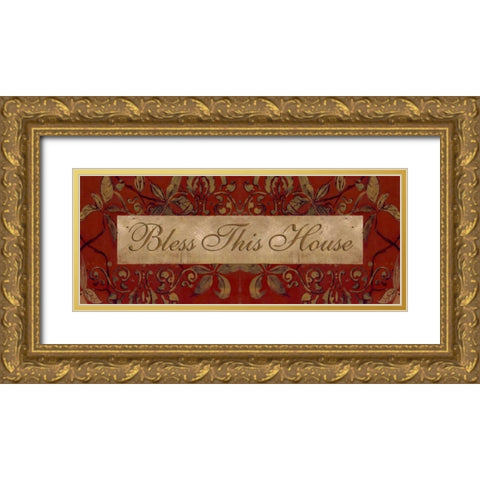. Gold Ornate Wood Framed Art Print with Double Matting by Haynes, Smith