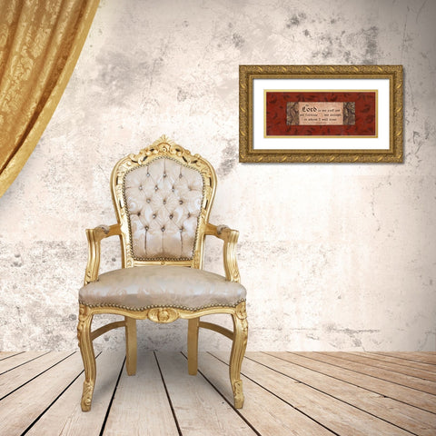 . Gold Ornate Wood Framed Art Print with Double Matting by Haynes, Smith