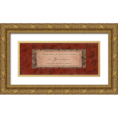 . Gold Ornate Wood Framed Art Print with Double Matting by Haynes, Smith