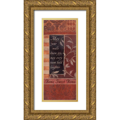 . Gold Ornate Wood Framed Art Print with Double Matting by Haynes, Smith