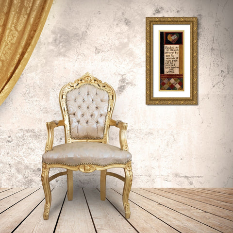 . Gold Ornate Wood Framed Art Print with Double Matting by Haynes, Smith