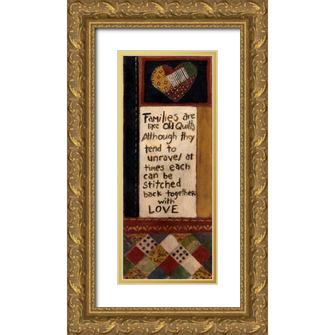 . Gold Ornate Wood Framed Art Print with Double Matting by Haynes, Smith