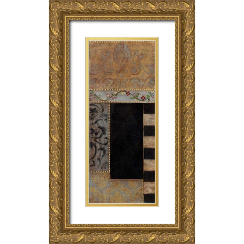 . Gold Ornate Wood Framed Art Print with Double Matting by Haynes, Smith