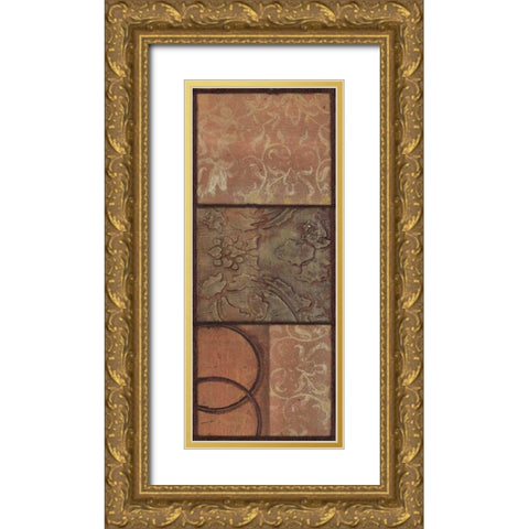 . Gold Ornate Wood Framed Art Print with Double Matting by Haynes, Smith