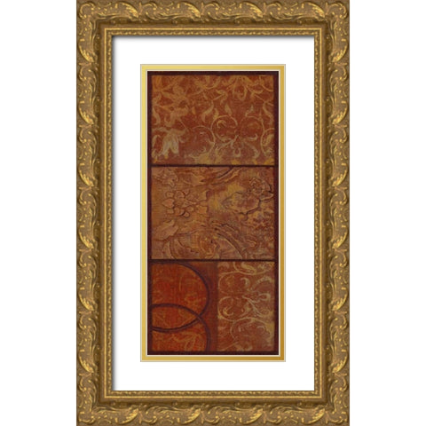 . Gold Ornate Wood Framed Art Print with Double Matting by Haynes, Smith
