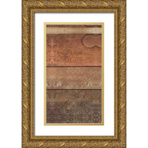 . Gold Ornate Wood Framed Art Print with Double Matting by Haynes, Smith