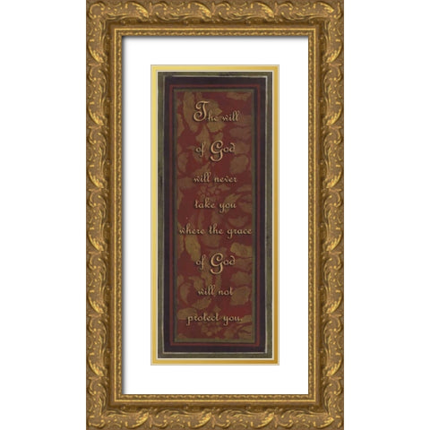 . Gold Ornate Wood Framed Art Print with Double Matting by Haynes, Smith