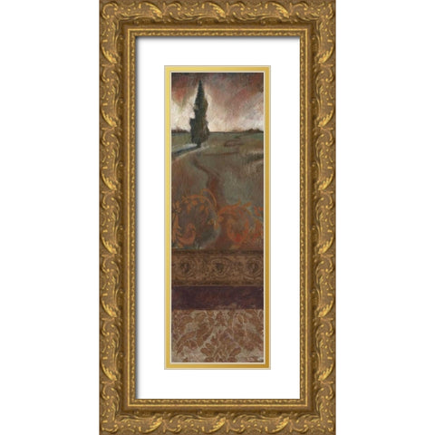 . Gold Ornate Wood Framed Art Print with Double Matting by Haynes, Smith