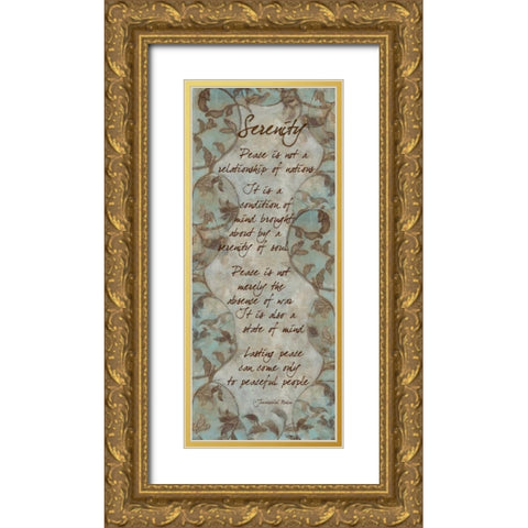 . Gold Ornate Wood Framed Art Print with Double Matting by Haynes, Smith