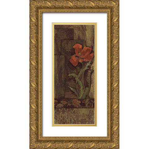 . Gold Ornate Wood Framed Art Print with Double Matting by Haynes, Smith